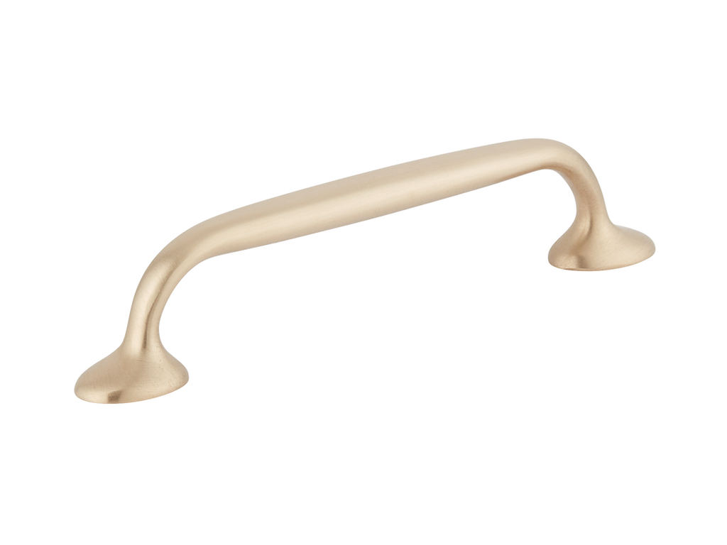Bakes Cabinet Handle by Armac Martin - 102mm - Satin Brass Unlacquered