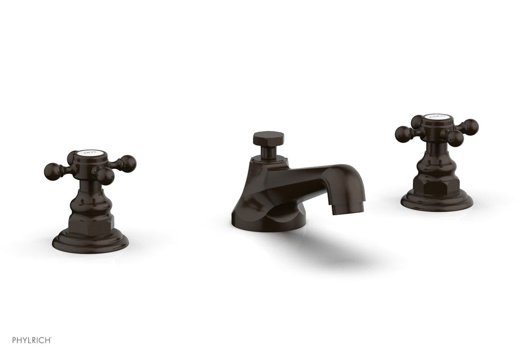3" - Antique Bronze - HEX TRADITIONAL Widespread Faucet 500-01 by Phylrich - New York Hardware
