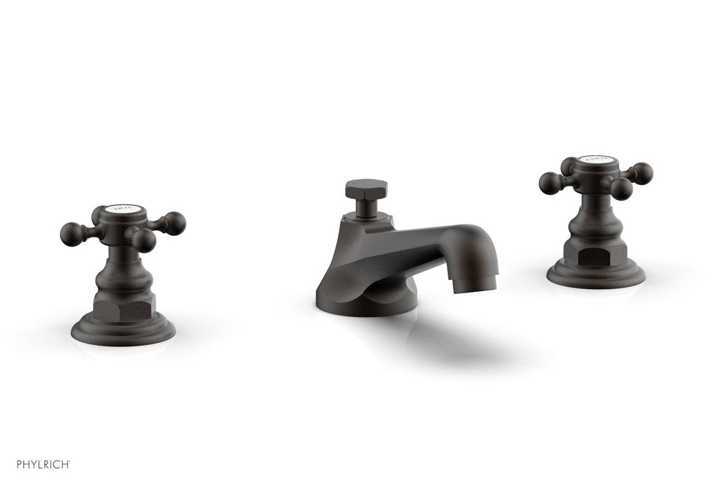 3" - Oil Rubbed Bronze - HEX TRADITIONAL Widespread Faucet 500-01 by Phylrich - New York Hardware
