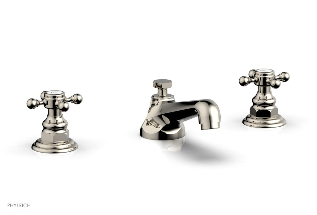 3" - Polished Nickel - HEX TRADITIONAL Widespread Faucet 500-01 by Phylrich - New York Hardware