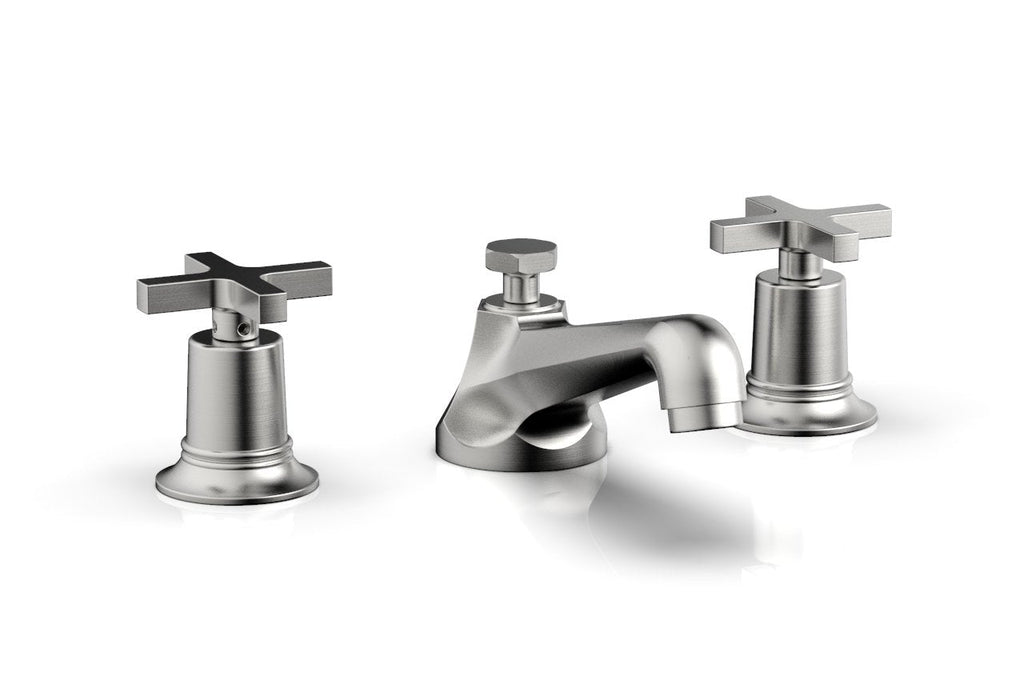 2-15/16" - Pewter - HEX MODERN Widespread Faucet Low Cross Handles 501-01 by Phylrich - New York Hardware