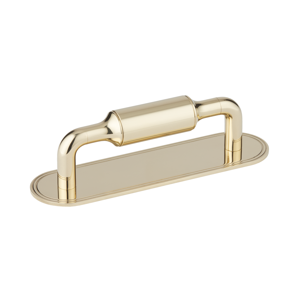 HBB - 288mm - Barwick Plain Cabinet Pull Handle With Backplate by Armac Martin - New York Hardware