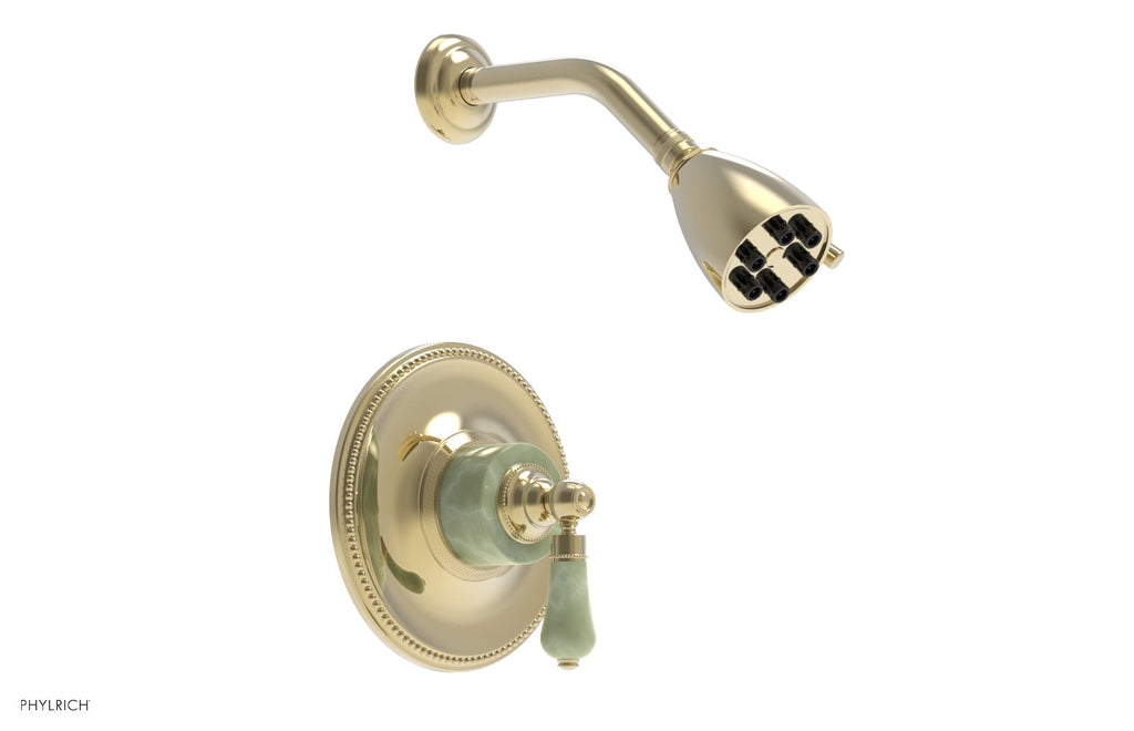 5" - Polished Brass Uncoated - REGENT Pressure Balance Shower Set PB3270 by Phylrich - New York Hardware