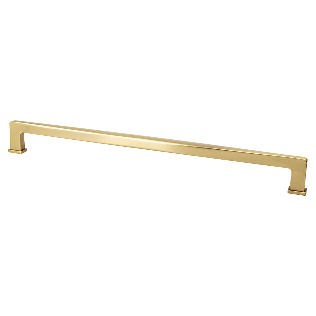 Modern Brushed Gold - 18" - Subtle Surge Appliance Pull by Berenson - New York Hardware