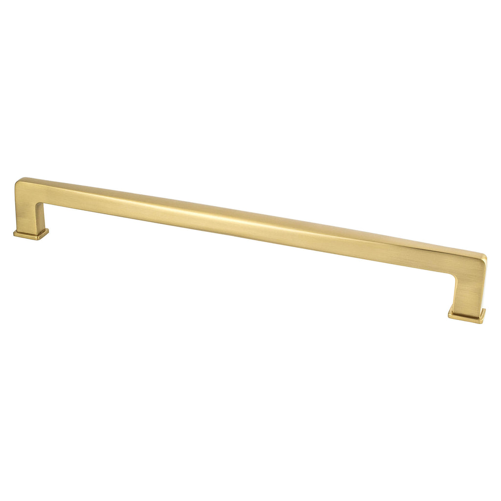 Modern Brushed Gold - 12" - Subtle Surge Appliance Pull by Berenson - New York Hardware
