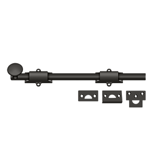 Bolts Surface HD Bolt by Deltana - 12"  - Oil Rubbed Bronze - New York Hardware