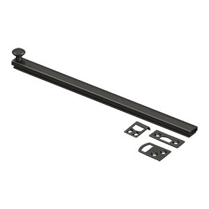 Concealed Screw Surface Bolts HD by Deltana - 12"  - Oil Rubbed Bronze - New York Hardware