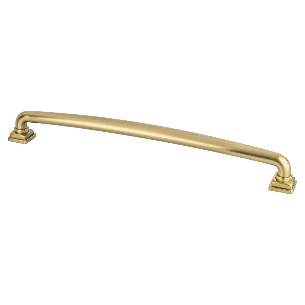 Modern Brushed Gold - 12" - Tailored Traditional Appliance Pull by Berenson - New York Hardware