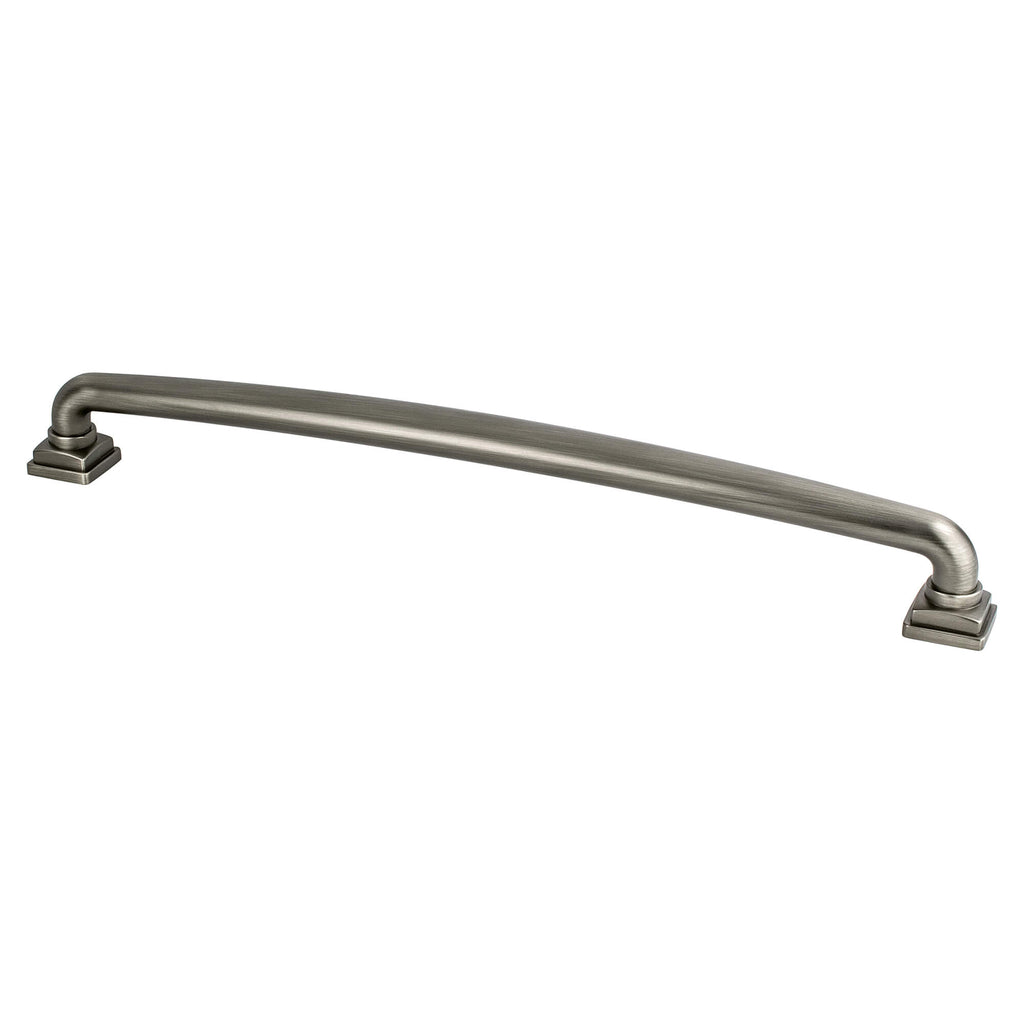 Vintage Nickel - 12" - Tailored Traditional Appliance Pull by Berenson - New York Hardware