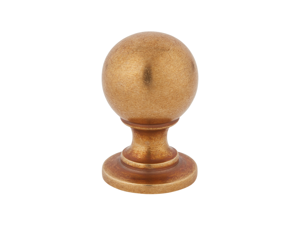 Cotswold Ball Cabinet Knob by Armac Martin - 19mm - Burnished Brass