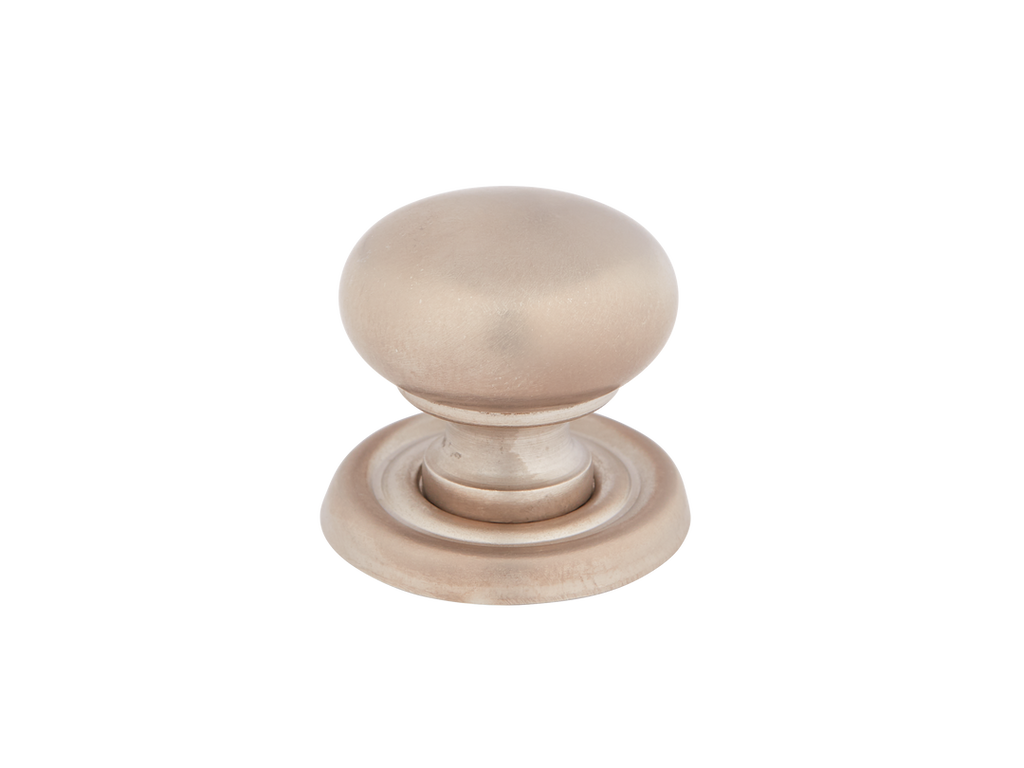 Cotswold Bun Cabinet Knob by Armac Martin - 19mm - Barrelled Nickel Plate