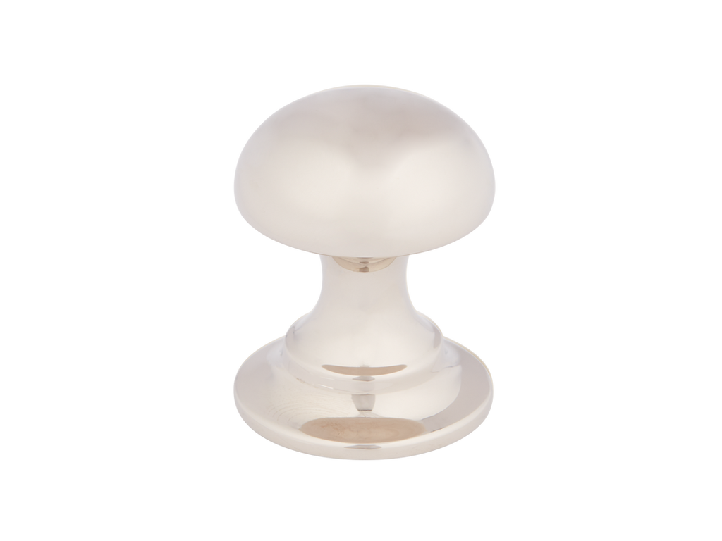 Cotswold Mushroom Cabinet Knob by Armac Martin - 19mm - Polished Nickel Plate