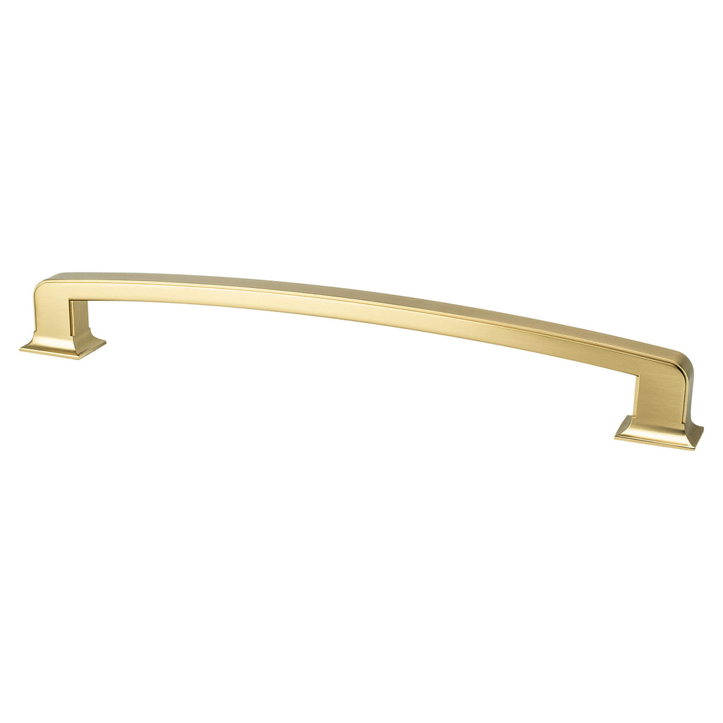 Modern Brushed Gold - 12" - Hearthstone Appliance Pull by Berenson - New York Hardware
