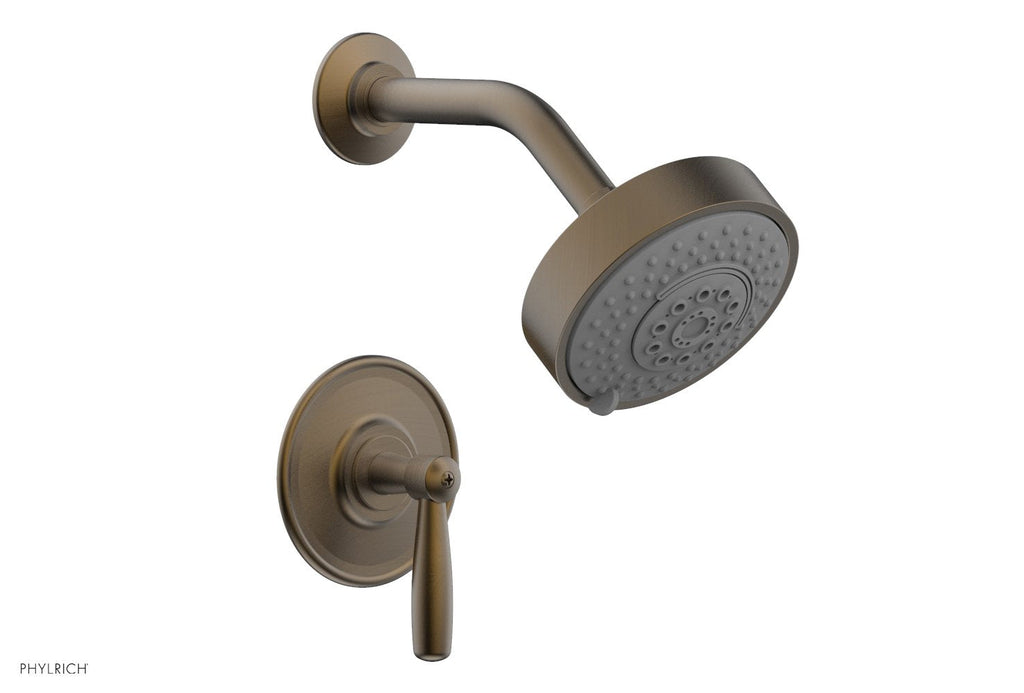 WORKS Pressure Balance Shower Set   Lever Handle by Phylrich - Old English Brass