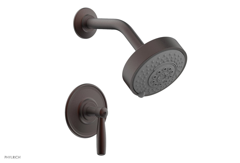 WORKS Pressure Balance Shower Set   Lever Handle by Phylrich - Weathered Copper