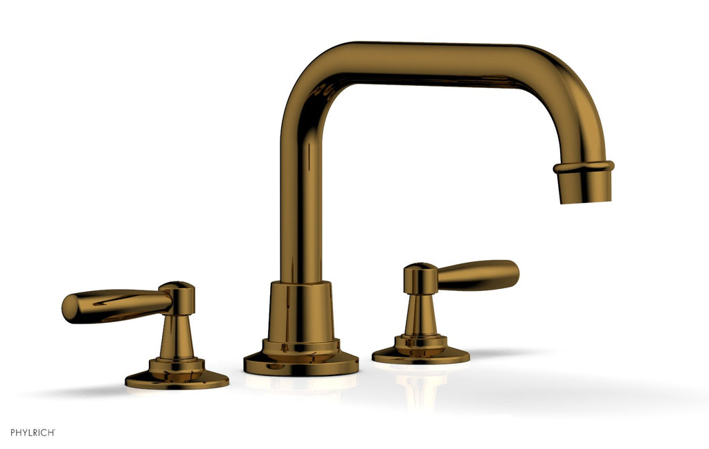 WORKS Deck Tub Set   Lever Handles by Phylrich - Polished Gold