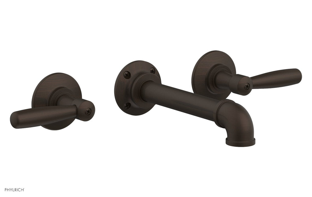 WORKS 2 Wall Tub Set   Lever Handles by Phylrich - Antique Bronze