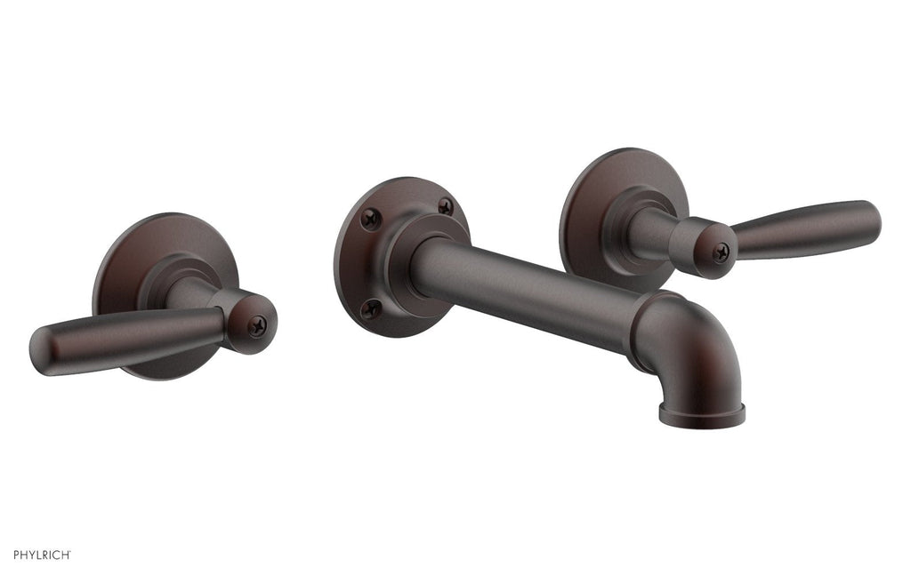 WORKS 2 Wall Tub Set   Lever Handles by Phylrich - Weathered Copper