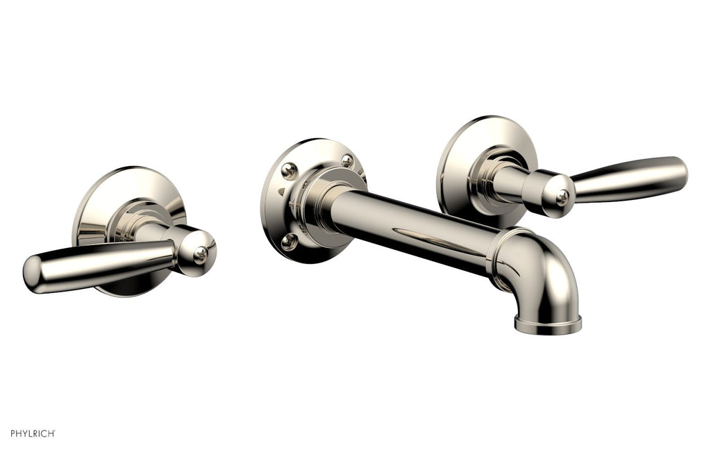 WORKS 2 Wall Tub Set   Lever Handles by Phylrich - Satin Nickel