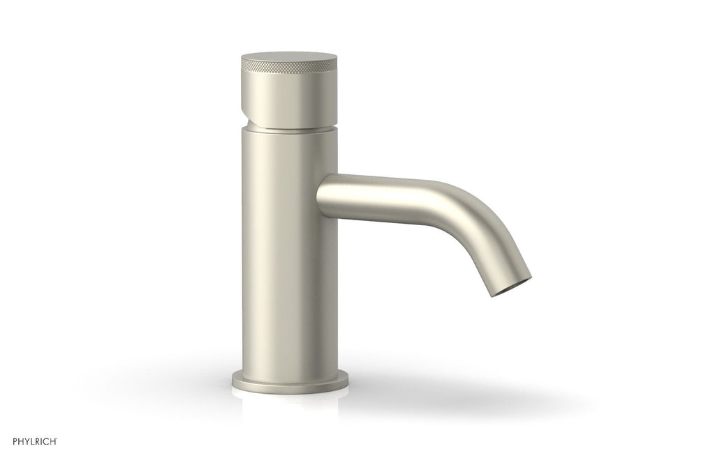 BASIC II Single Hole Lavatory Faucet, Knurled Handle by Phylrich - Burnished Nickel