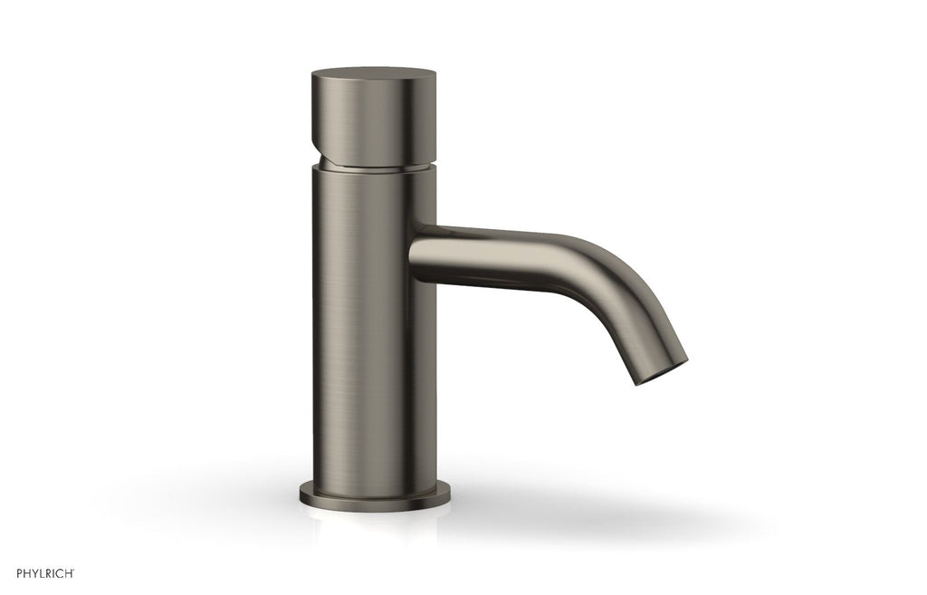 BASIC II Single Hole Lavatory Faucet, Smooth Handle by Phylrich - Pewter