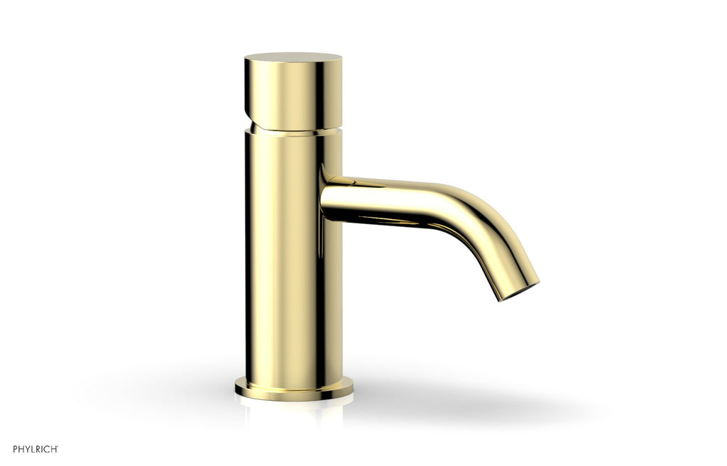 BASIC II Single Hole Lavatory Faucet, Smooth Handle by Phylrich - French Brass