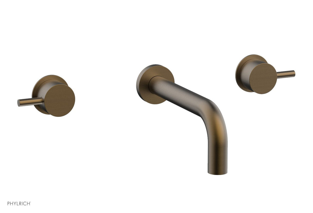 BASIC II Wall Tub Set Lever Handles by Phylrich - Old English Brass