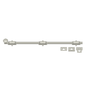 Bolts Surface HD Bolt by Deltana - 24" - Brushed Nickel - New York Hardware