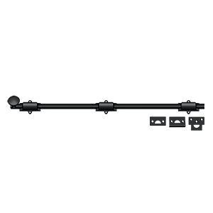Bolts Surface HD Bolt by Deltana - 24" - Paint Black - New York Hardware
