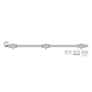 Bolts Surface HD Bolt by Deltana - 24" - Polished Chrome - New York Hardware