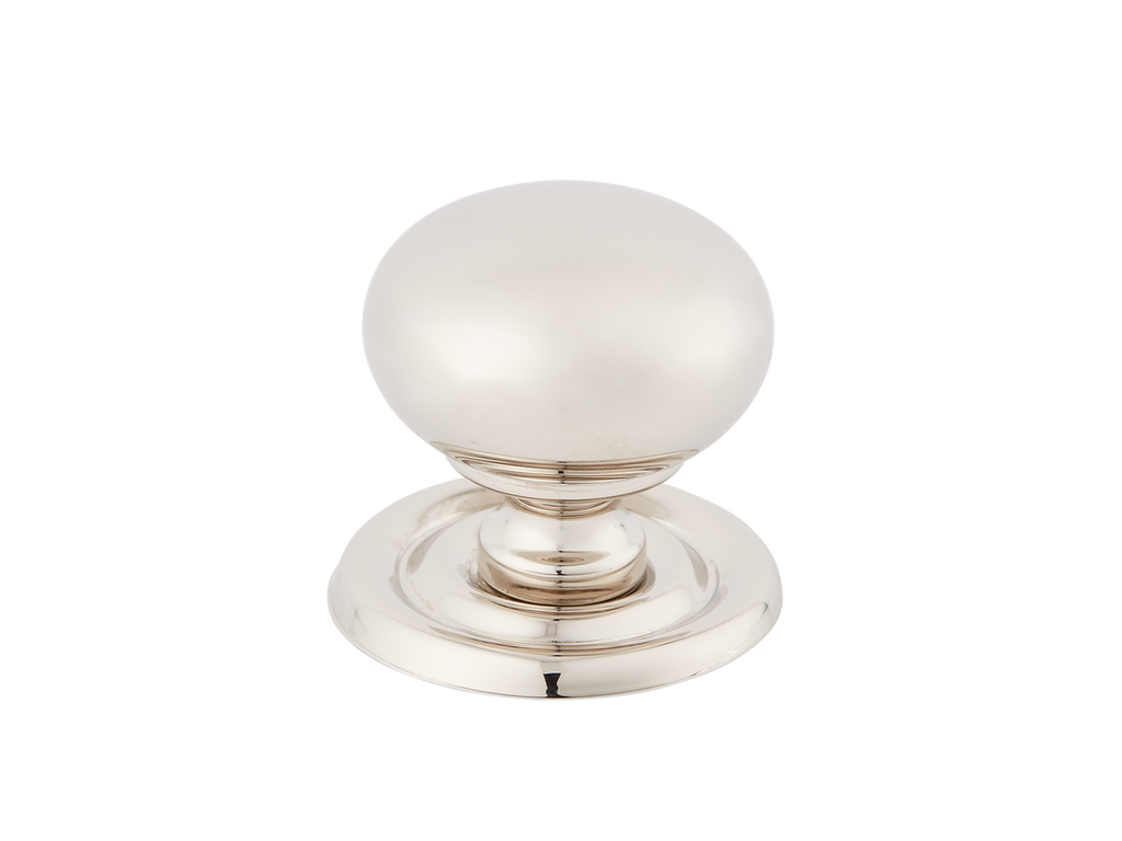 Cotswold Bun Cabinet Knob by Armac Martin - 25mm - Polished Nickel Plate