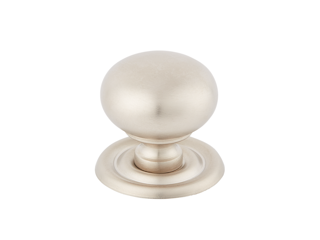 Cotswold Bun Cabinet Knob by Armac Martin - 25mm - Satin Nickel Plate