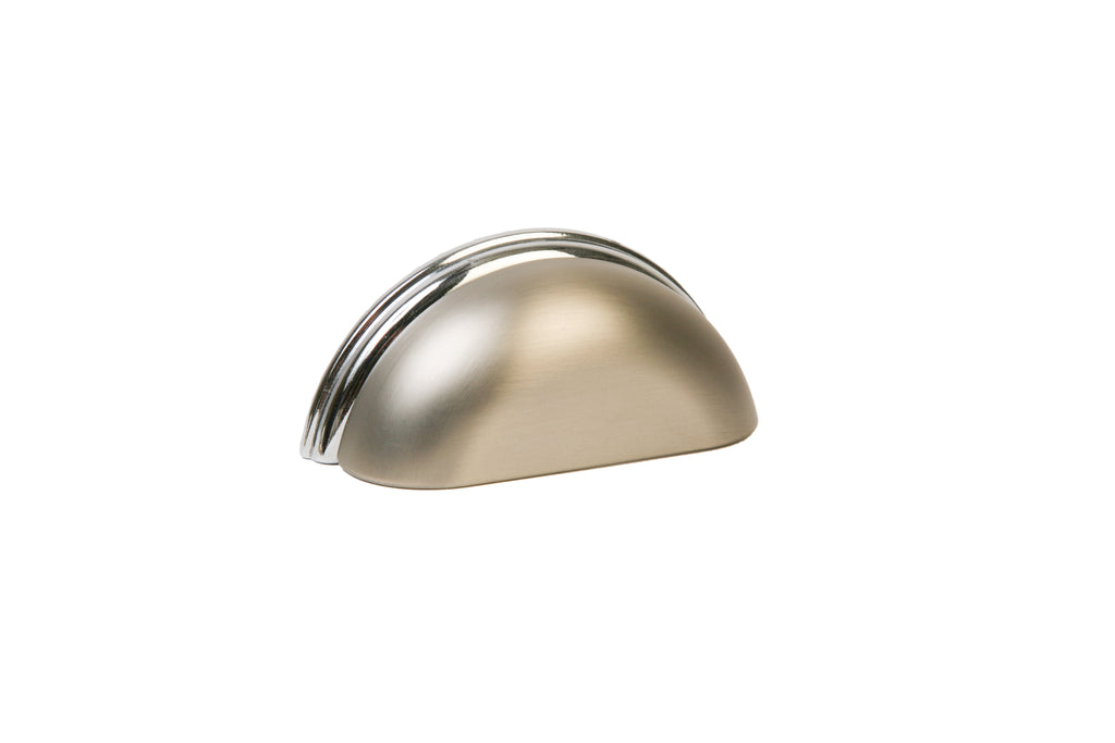 Metal Bin Pull by Lew's Hardware - 3" - Polished Chrome - Brushed Nickel - New York Hardware