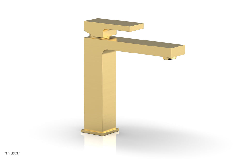 MIX Single Hole Lavatory Faucet, Blade Handle by Phylrich - Burnished Gold