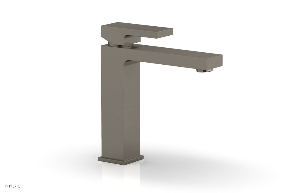 MIX Single Hole Lavatory Faucet, Blade Handle by Phylrich - Pewter