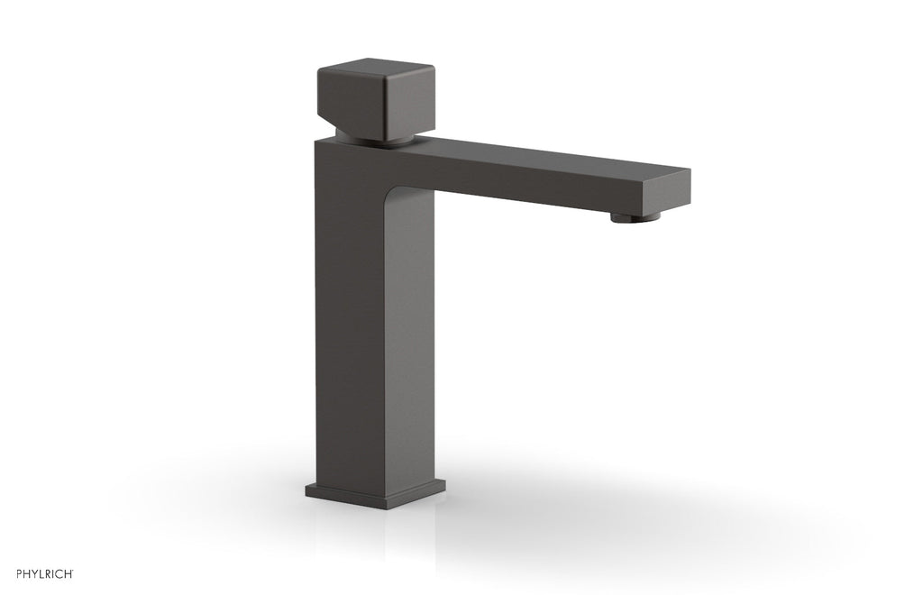 MIX Single Hole Lavatory Faucet, Cube Handle by Phylrich - Oil Rubbed Bronze
