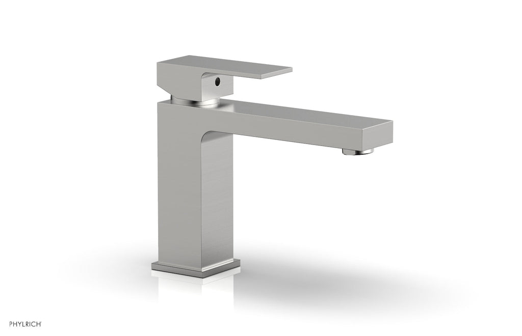 MIX Single Hole Lavatory Faucet, Low   Blade Handle by Phylrich - Pewter