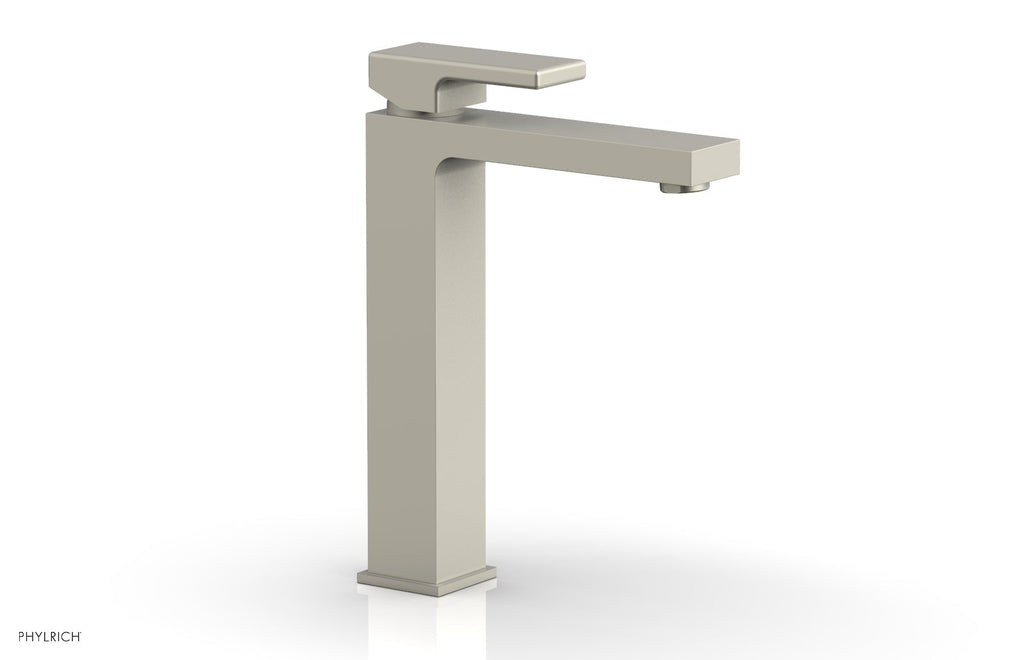 MIX Single Hole Lavatory Faucet, Tall   Blade Handle by Phylrich - Burnished Nickel