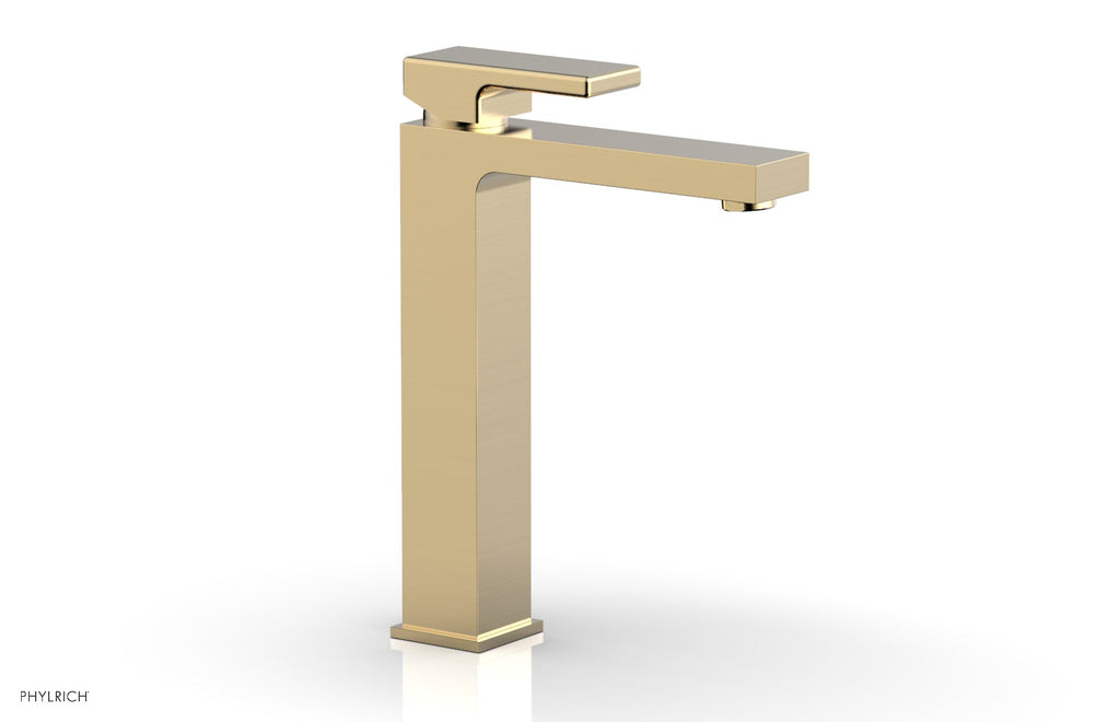MIX Single Hole Lavatory Faucet, Tall   Blade Handle by Phylrich - Polished Chrome