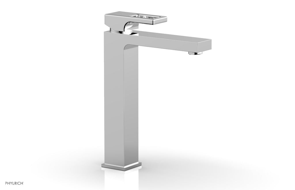MIX Single Hole Lavatory Faucet, Tall   Ring Handle by Phylrich - Satin Brass