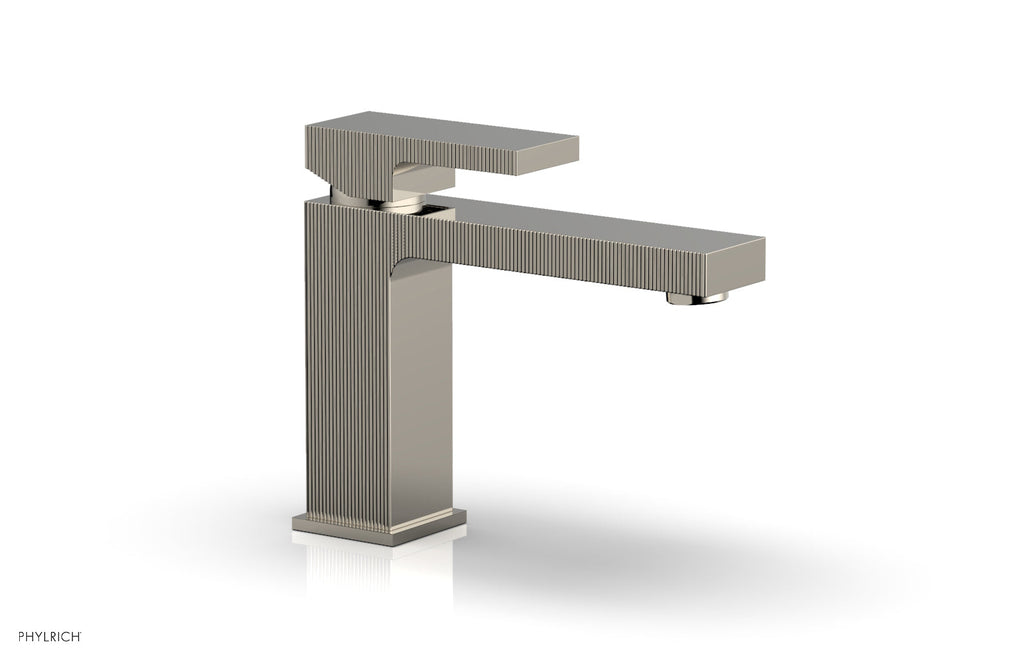 STRIA Single Hole Lavatory Faucet, Low   Blade Handle by Phylrich - Polished Chrome