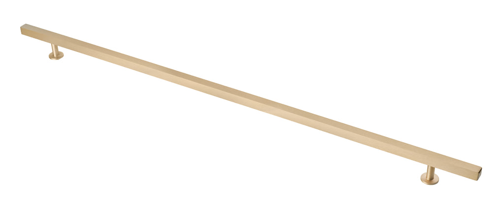 Bar Pull by Lew's Hardware - 16" - Brushed Brass - New York Hardware