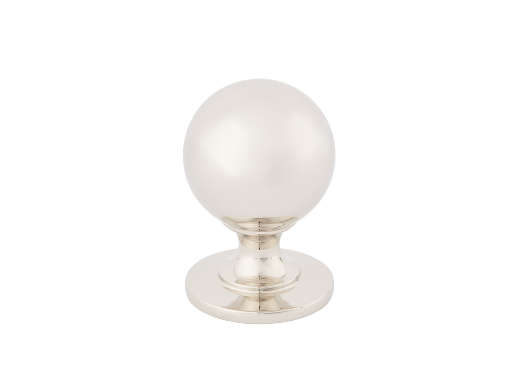 Cotswold Ball Cabinet Knob by Armac Martin - 38mm - Polished Nickel Plate