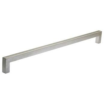 Slender Rectangular Bar Pull - 20 1/4" (514mm) Satin Stainless Steel - New York Hardware Online