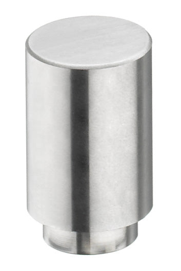 Classic Cylinder Knob by Schwinn - Brushed Stainless Steel - New York Hardware