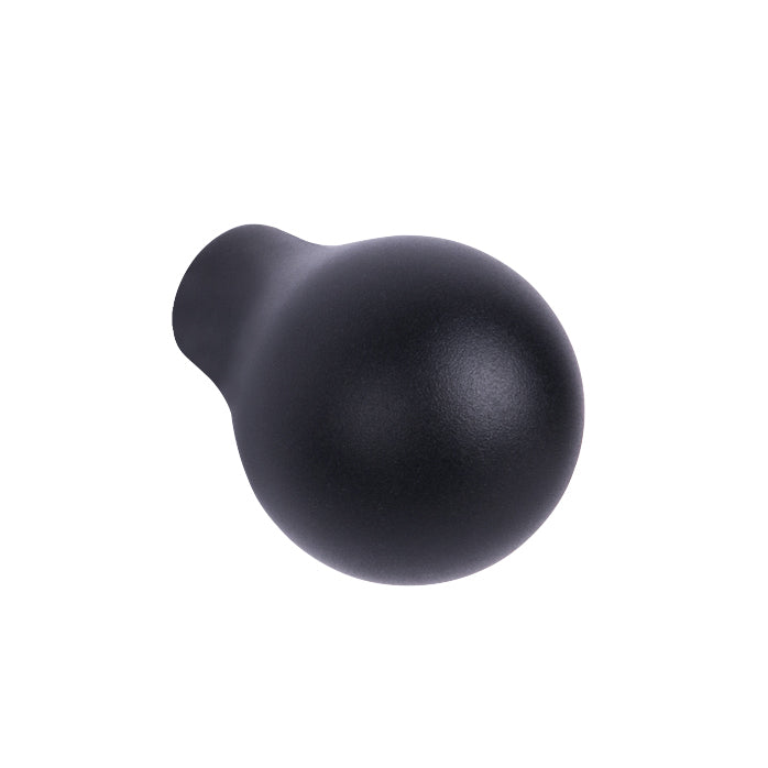 Shallow Ball Knob by Schwinn - Matte Black Anodized - New York Hardware