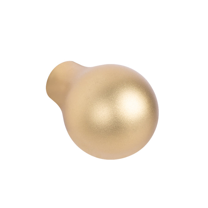 Shallow Ball Knob by Schwinn - Matte Gold Anodized - New York Hardware
