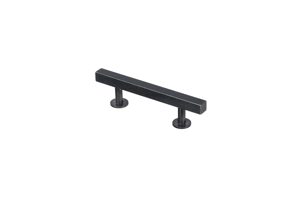 Short Bar Pull by Lew's Hardware - 3" - Oil-rubbed Bronze - New York Hardware
