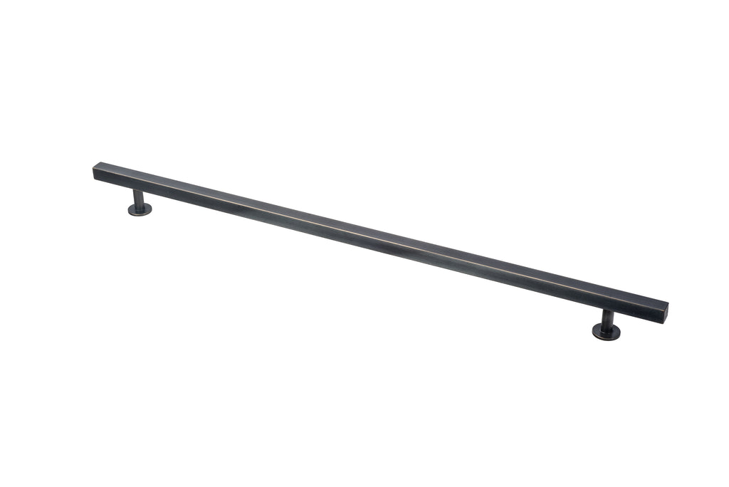 Bar Pull by Lew's Hardware - 12" - Oil-rubbed Bronze - New York Hardware