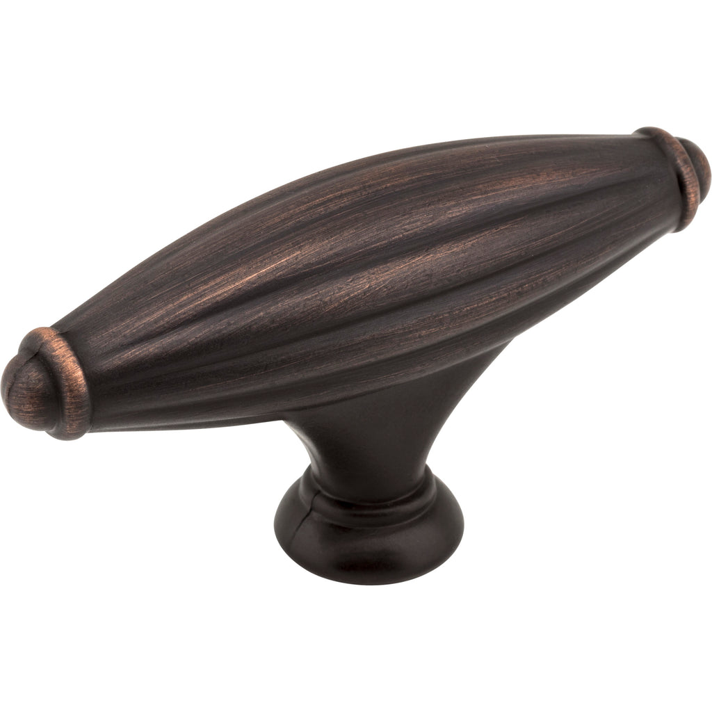 Glenmore Cabinet "T" Knob by Jeffrey Alexander - Brushed Oil Rubbed Bronze
